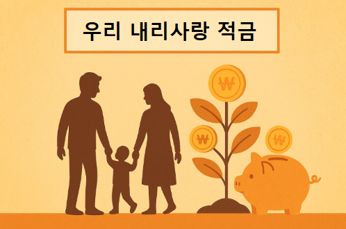 우리 내리사랑 적금 신청 조건 완벽 가이드(어린이 적금)