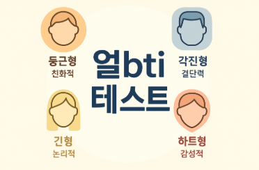 얼bti 테스트로 알아보는 나만의 얼굴 성격 유형