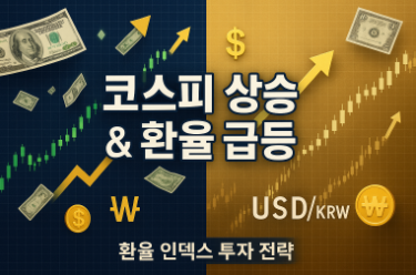 코스피 상승 속 환율 급등, 환율 인덱스 투자로 수익 잡는 법