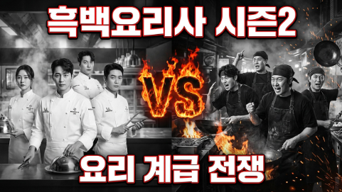 흑백요리사 요리계급전쟁 시즌2 기본정보│출연진 100인 총정리